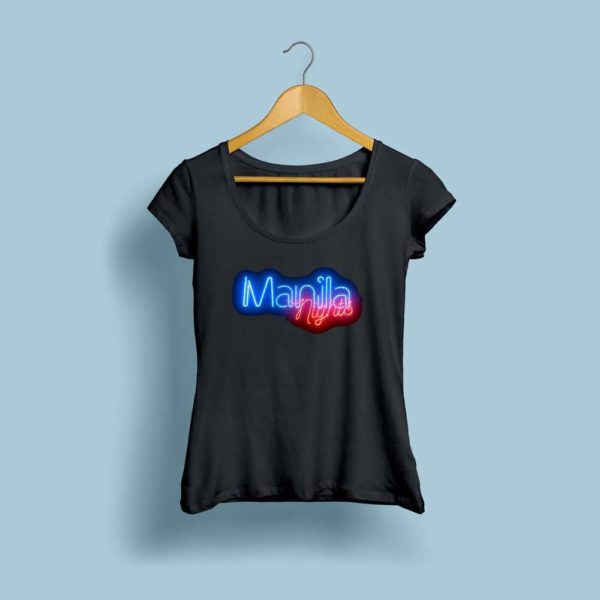 Manila-NIghts-Women's-Black-T-